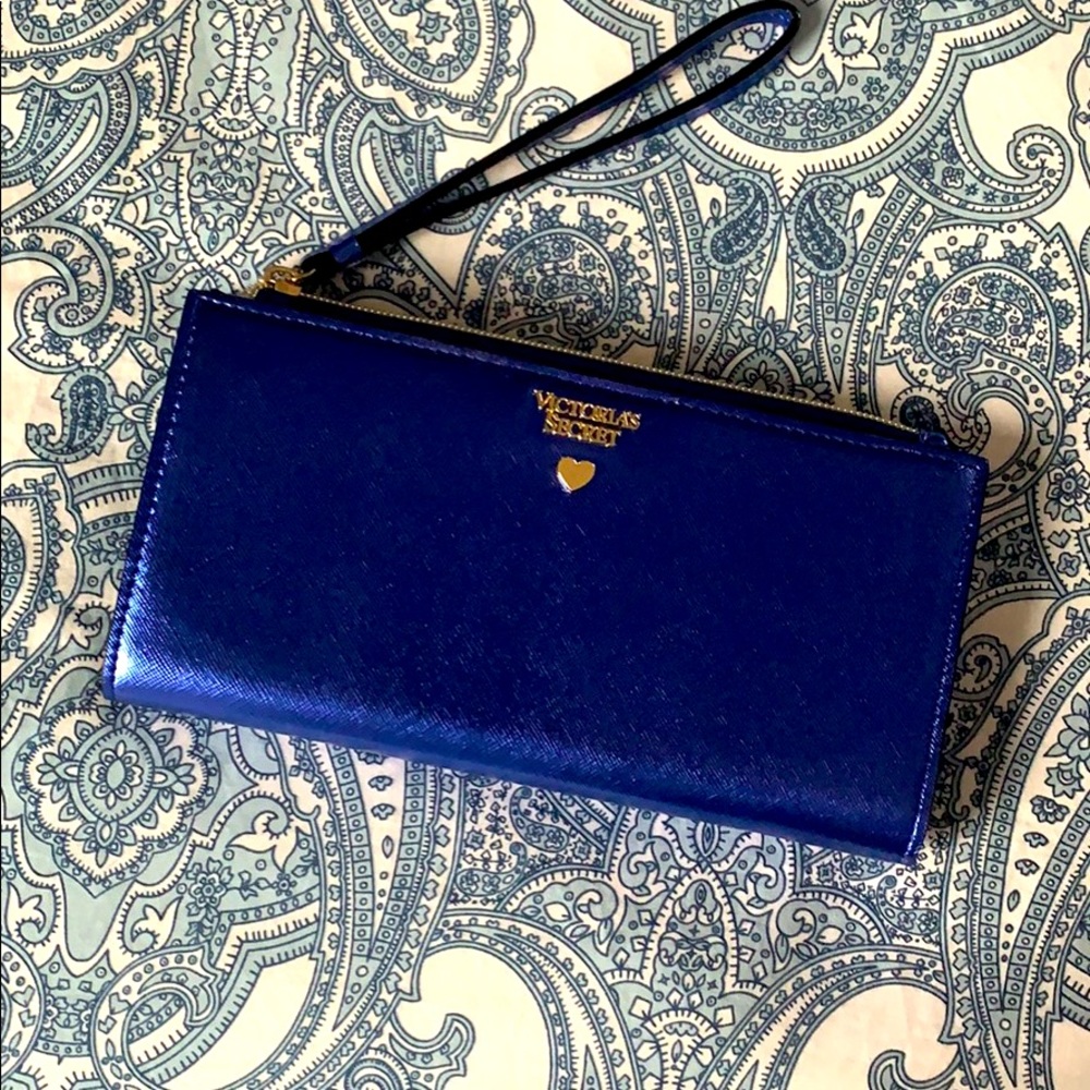 Victoria’s Secret Wallet Wristlet Blue ***NEW***
